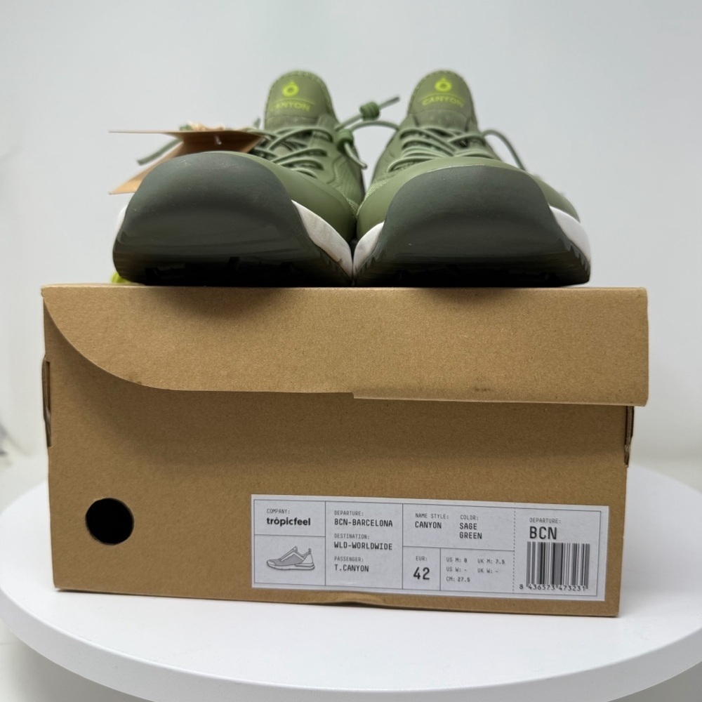 Tropicfeel Canyon Sage Green Men’s Sneakers Size 42 (US 8 / - Picture 10 of 15